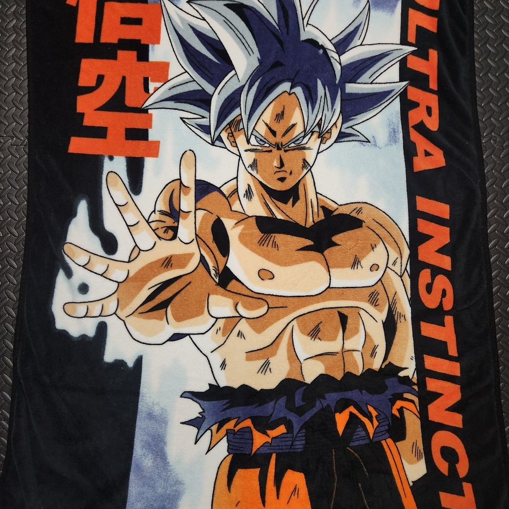 Dragon Ball Z Super Ultra Instinct Anime Blanket Goku